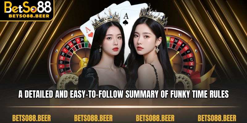 A detailed and easy-to-follow summary of Funky Time game rules.