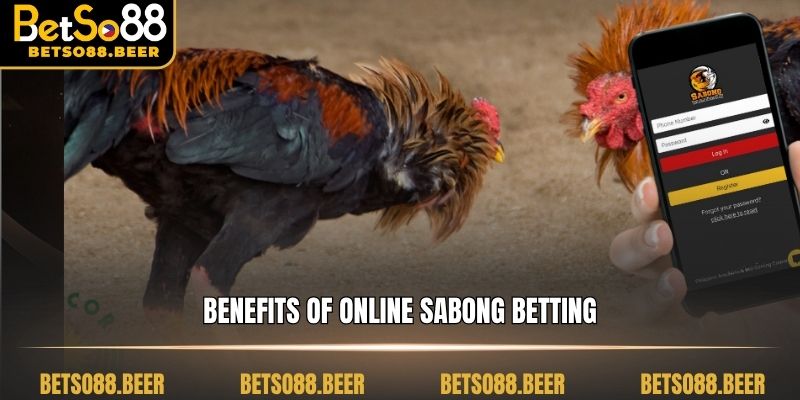 Benefits of online sabong betting