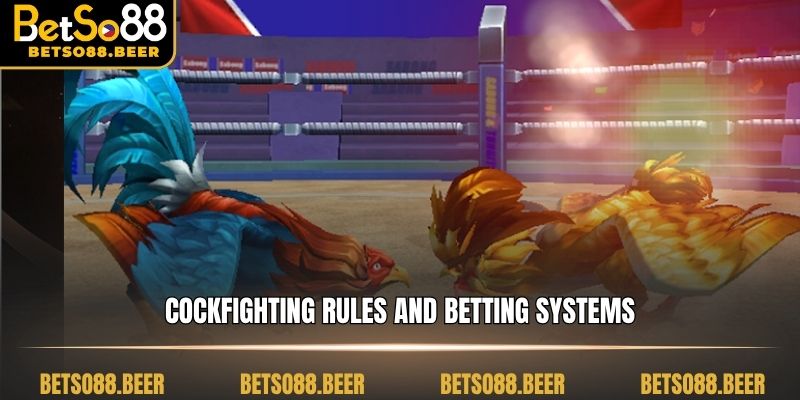Cockfighting rules and betting systems