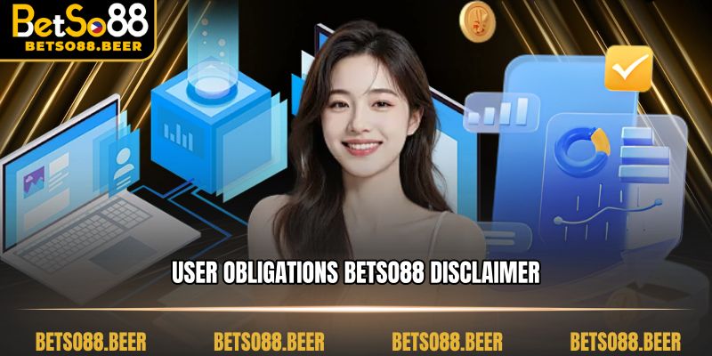 User obligations BETSO88 Disclaimer